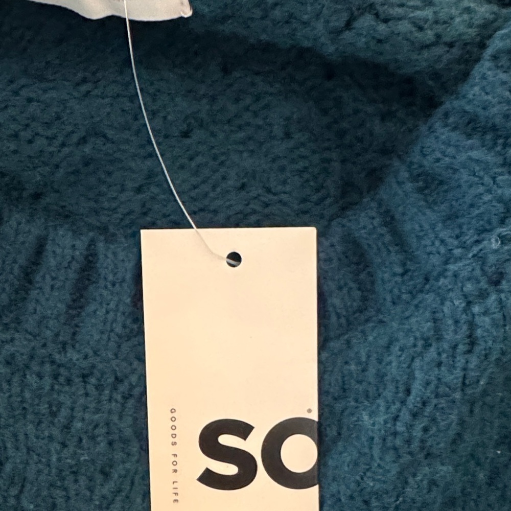 SO Teal Crew Neck Sweater - Picture 5 of 7